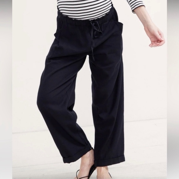NWT HATCH Maternity The Jude Pant Black Size Large 10/12 - Picture 5 of 13